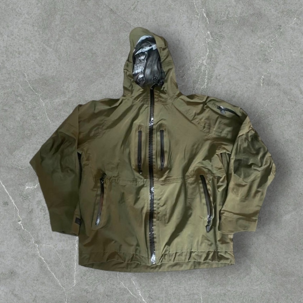 Forloh Jacket Men’s Small Green Allclima 3L Rain Outdoor‎ Hiking Polyester USA